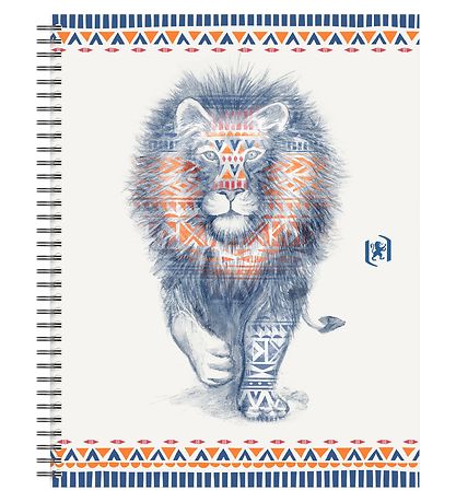 Oxford Notesbog - 1 bog - Boho Chic - Kvadreret - B5 - Assortere
