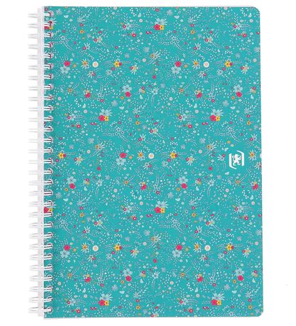 Oxford Notesbog - Floral - Kvadreret - B5 - Assorteret