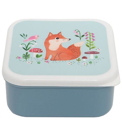 Petit Monkey Madkasse - 3-pak - Woodland Stone Blue