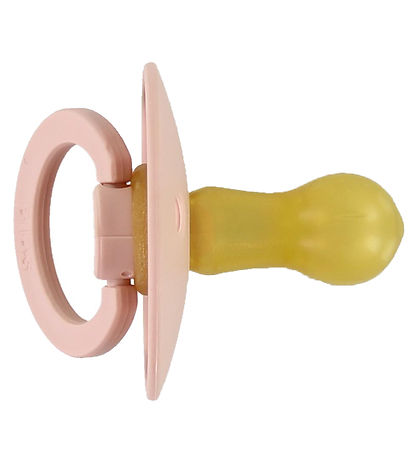 BIBS Colour Sutter - Str. 2 - 2-pak - Rund - Ivory/Blush