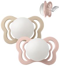 BIBS Couture Natsutter - Str. 1 - 2-pak - Anatomisk - Blush/Va