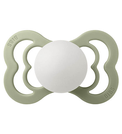 BIBS Supreme Natsutter - Str. 2 - 2-pak - Symmetrisk - Sage Glow