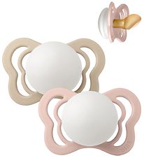 BIBS Couture Natsutter - Str. 1 - 2-pak - Anatomisk - Blush/Va
