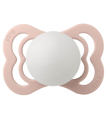 BIBS Supreme Natsutter - Str. 1 - 2-pak - Symmetrisk - Blush/V