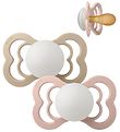Bibs Supreme Natsutter - Str. 2 - 2-pak - Symmetrisk - Blush Glo