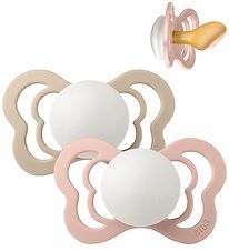 Bibs Couture Natsutter - Str. 2 - 2-pak - Anatomisk - Blush/Va