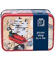 Gift In A Tin Byggesæt - Build - Pirate Ship In A Tin