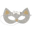 Souza Udklædning - Maske - Kat - Sølv/Guld