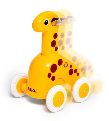 BRIO Skubbelegetøj - Giraf - Gul 30229