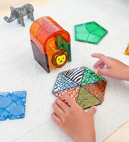 Magna-Tiles Magnetsæt - 25 Dele - Safaridyr