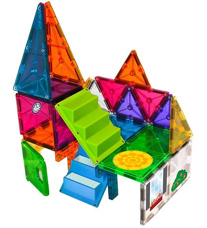 Magna-Tiles Magnetsæt - 28 Dele - Hus