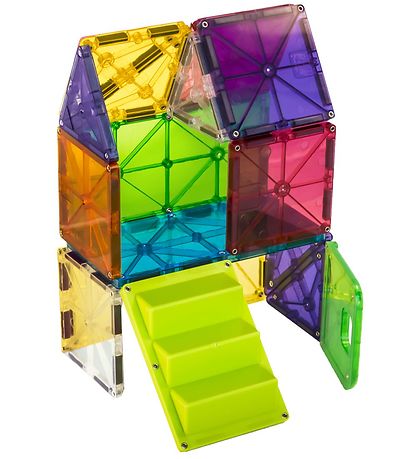 Magna-Tiles Magnetsæt - 28 Dele - Hus