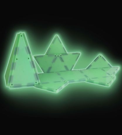 Magna-Tiles Magnetsæt - 16 Dele - Glow