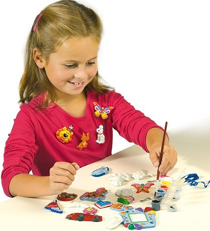 SES Creative - Støb & Mal - Glitter - Enhjørninger