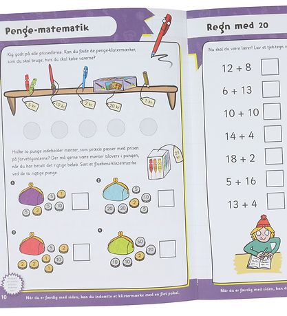 Forlaget Bolden Aktivitetsbog - Leg og Lær: Matematik - Dansk