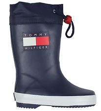 Tommy Hilfiger Gummistøvler - Navy m. Logo