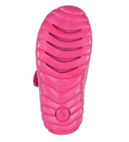 Superfit Hjemmesko - Uld - Pink m. Hjerter