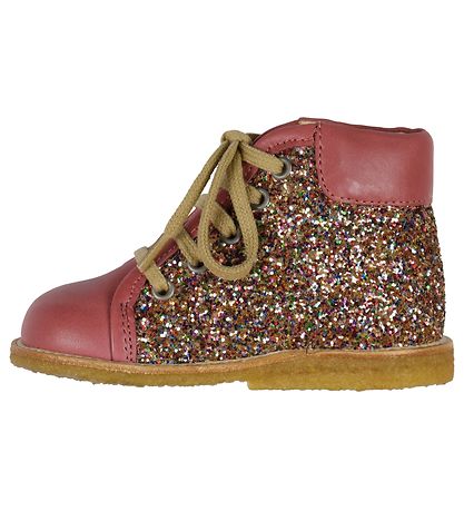 Angulus Begyndersko - Mørk Rosa/Multi Glitter 