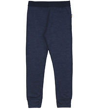 Joha Leggings - Uld/Silke - Navy