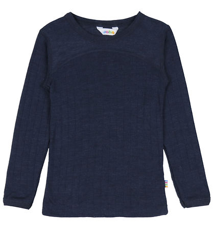 Joha Bluse - Uld/Silke - Navy