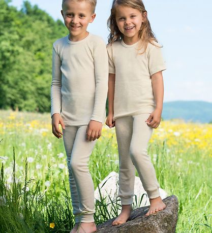 Engel T-shirt - Uld - Natur
