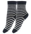 Fuzzies Socken - 2er-Pack - Grau/Hellgrau Hellgrau Gestreift