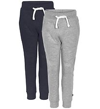 Minymo Sweatpants - 2-Pak - Navy/Grå