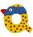 Petit Jour Paris Crazy Bird Bogstav - Q - Gul