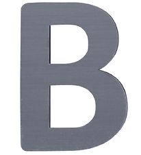 Sebra Træbogstaver - B - Grå