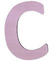 Sebra Træbogstaver - C - Pastel Pige