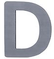 Sebra Træbogstaver - D - Grå