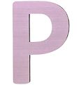 Sebra Træbogstaver - P - Pastel Pige