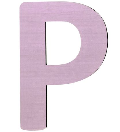 Sebra Træbogstaver - P - Pastel Pige