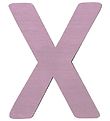 Sebra Træbogstaver - X - Pastel Pige