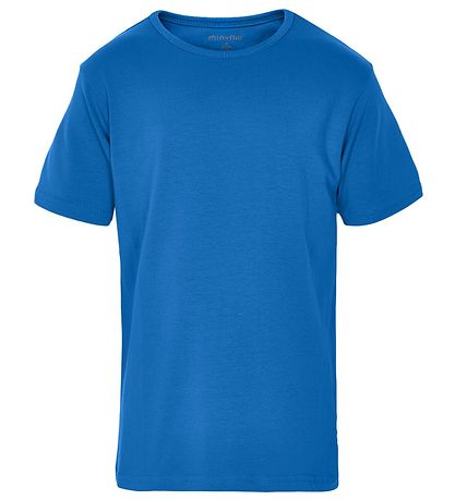 Minymo T-shirt - 2-Pak - Blå/Grå