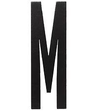Design Letters Træbogstaver - M - Sort