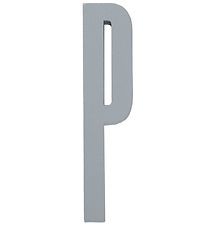 Design Letters Træbogstaver - P - Grå