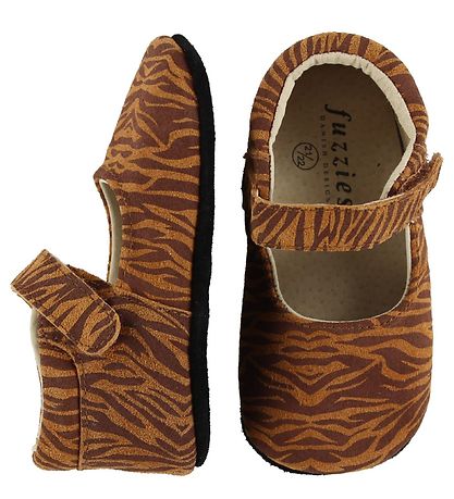 Fuzzies Ballerina Hjemmesko - Tasha - Tigerprint