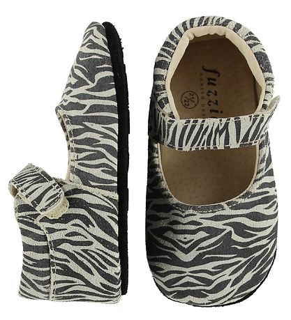 Fuzzies Ballerina Hjemmesko - Tess - Zebraprint