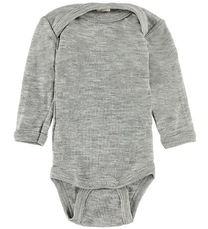 Engel Body - L/Æ - Ull/Silke - Grå Melert