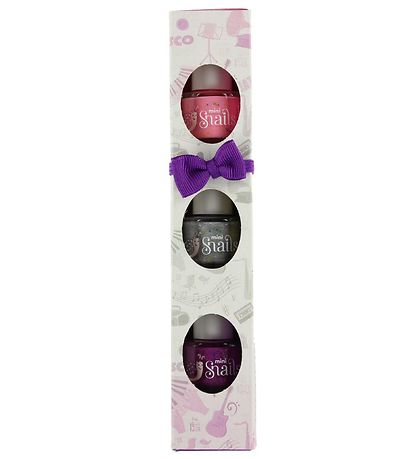 Snails Neglelak - 3-pak - Pinky Pink/Silvermist/Raspberry Pie