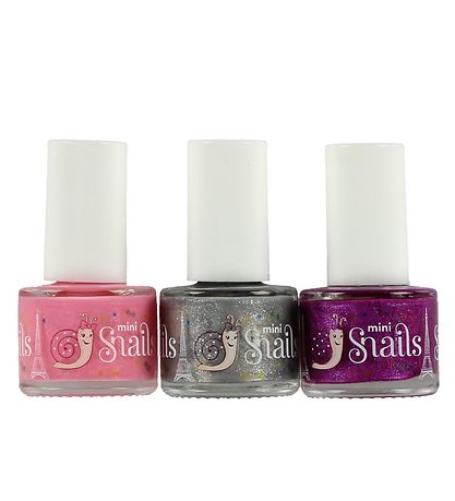 Snails Neglelak - 3-pak - Pinky Pink/Silvermist/Raspberry Pie