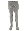 GoBabyGo Non-Slip Tights - Wool - Grey Melange
