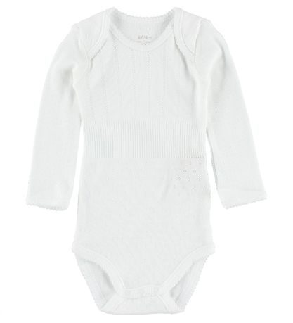 Noa Noa miniature Body - L/Æ - Hvid m. Hulmønster