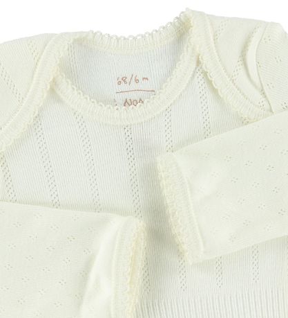 Noa Noa miniature Body - L/Æ - Creme m. Hulmønster