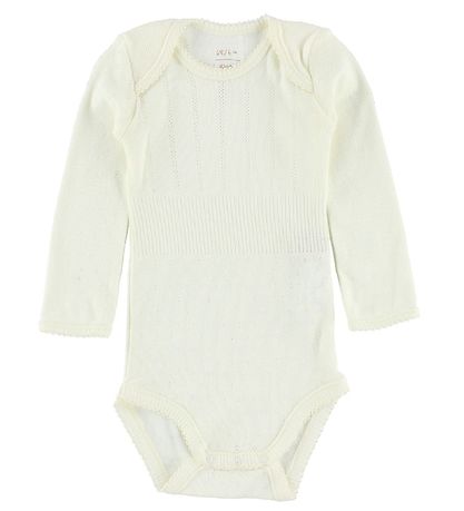 Noa Noa miniature Body - L/Æ - Creme m. Hulmønster