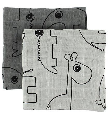 Done By Deer Stofble - 2-pak - 70x70 - Grå m. Elphee