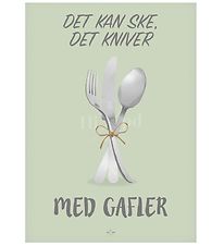 Hipd Plakat - A3 - Ske det Kniver, med Gafler!