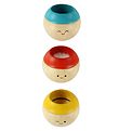 PlanToys Sansekugler - 3 stk - Rød/Gul/Blå