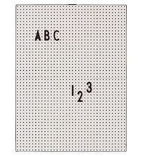 Design Letters Tavle - A4 - Grå